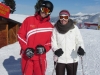 Marie mit Skilehrer Markus